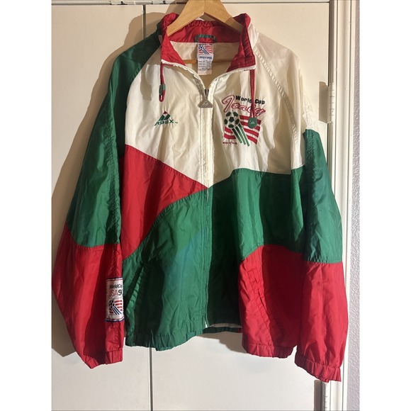 Apex One Other - Vintage 1994 World Cup Italy Apex One Windbreaker Jacket Soccer 90s Size XL